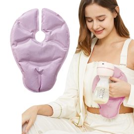 Preferential PVC Plush Fabric Breast Therapy Pad Breast Gel Ice Pads Breast Heat Pad Gel for Lactating Women